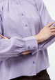 Givn Berlin Bluse GBSMILLA mit Puffärmeln aus TENCEL™ mit Peach-Effekt Blouse Light Amethyst (Tencel)