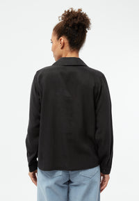 Givn Berlin Bluse GBZORA aus TENCEL™ mit Reverskragen Blouse Black (Tencel)