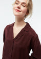 Givn Berlin Bluse GBZORA aus TENCEL™ mit Reverskragen Blouse Wine Red (Tencel)
