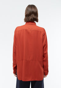 Givn Berlin Bluse IVY aus TENCEL™ REFIBRA™ Lyocell Blouse Rusty Orange (Refibra)