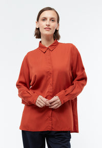 Givn Berlin Bluse IVY aus TENCEL™ REFIBRA™ Lyocell Blouse Rusty Orange (Refibra)