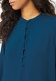 Givn Berlin Blusenkleid NURA aus LENZING™ ECOVERO™ Dress Moroccan Blue
