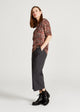 Givn Berlin Blusenshirt ISLA aus LENZING™ ECOVERO™ Blouse Black / Orange (Hearts)