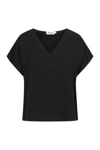 Givn Berlin Blusenshirt RUBY aus TENCEL™ Lyocell Blouse Black (Tencel)