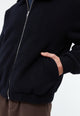 Givn Berlin Bomberjacke GBDAVID aus Wolle Jacket Dark Blue