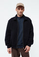 Givn Berlin Bomberjacke GBDAVID aus Wolle Jacket Dark Blue