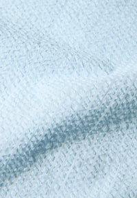 Givn Berlin Bowling-Shirt GBBARIK aus Bio-Baumwoll Seersucker Buttoned Shirt Ice Water Blue (Structure)