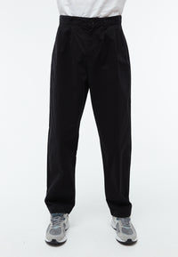 Givn Berlin Bundfaltenhose GBLEWIN relaxed aus Bio-Baumwoll Twill Trousers Black