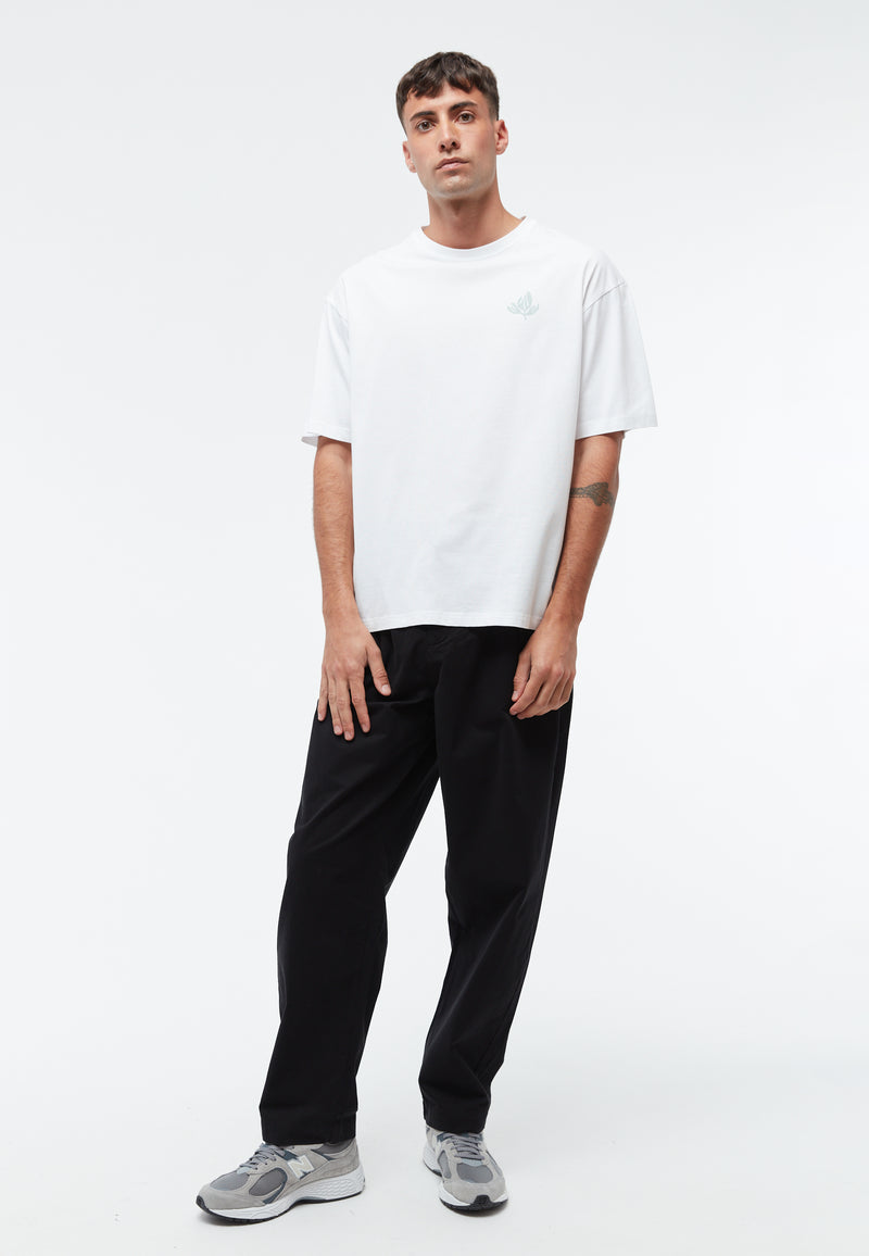 Givn Berlin Bundfaltenhose GBLEWIN relaxed aus Bio-Baumwoll Twill Trousers Black