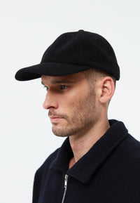 Givn Berlin Cap GBTIM aus Wolle Hat Black