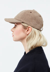 Givn Berlin Cap GBTIM aus Wolle Hat Dark Beige