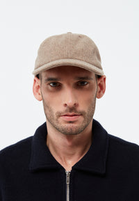 Givn Berlin Cap GBTIM aus Wolle Hat Dark Beige