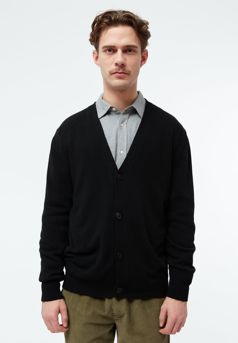 Givn Berlin Cardigan GBJUNIS aus recyceltem Wollgemisch Cardigan Black