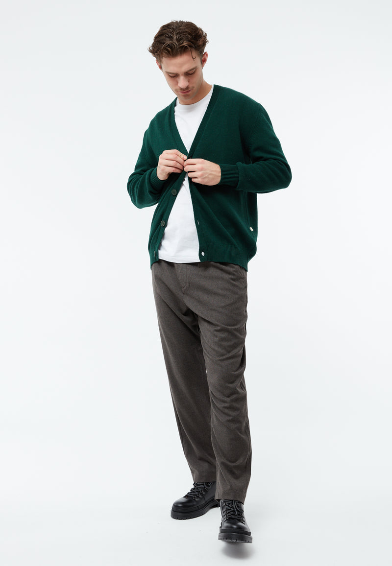Givn Berlin Cardigan GBJUNIS aus recyceltem Wollgemisch Cardigan Bottle Green