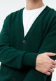 Givn Berlin Cardigan GBJUNIS aus recyceltem Wollgemisch Cardigan Bottle Green