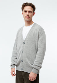 Givn Berlin Cardigan GBJUNIS aus recyceltem Wollgemisch Cardigan Mid Grey