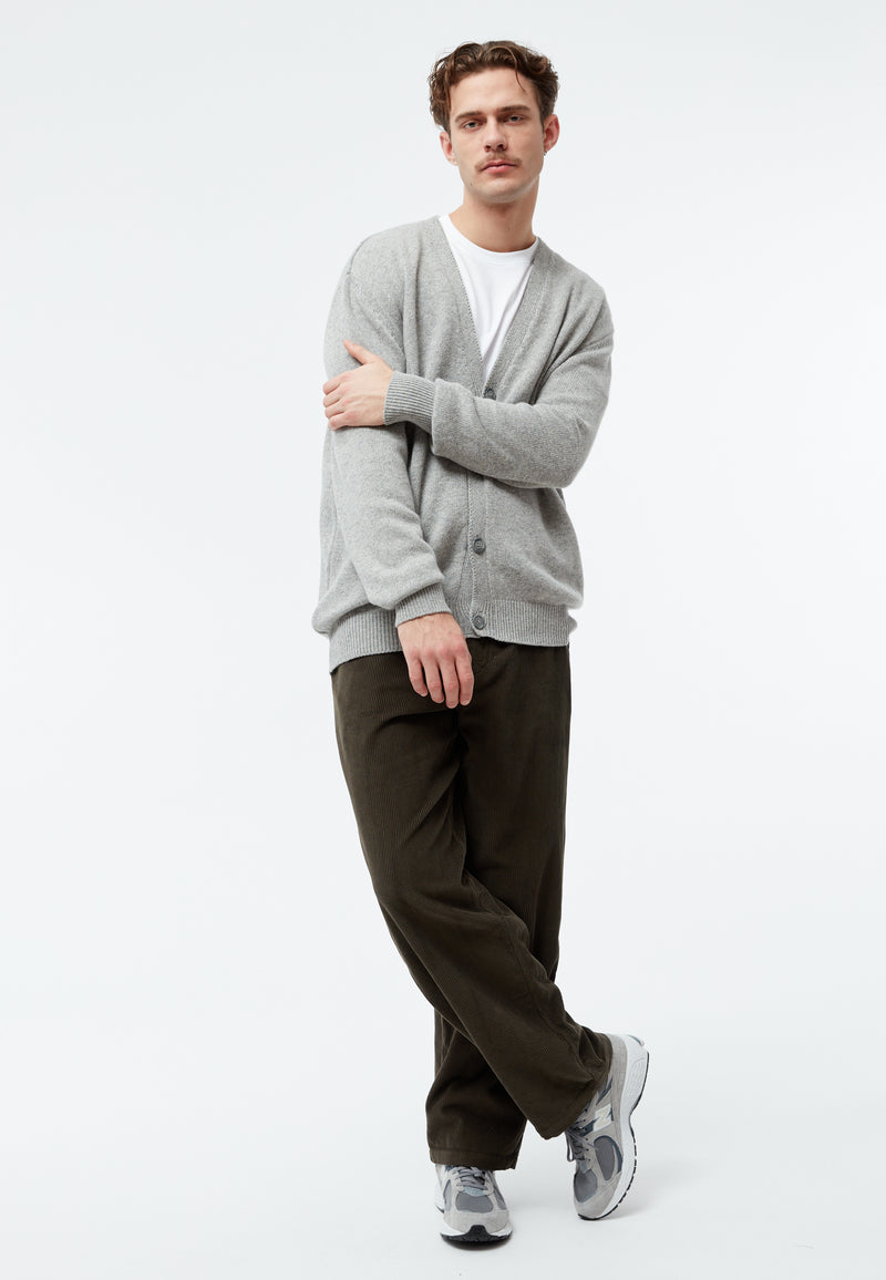 Givn Berlin Cardigan GBJUNIS aus recyceltem Wollgemisch Cardigan Mid Grey