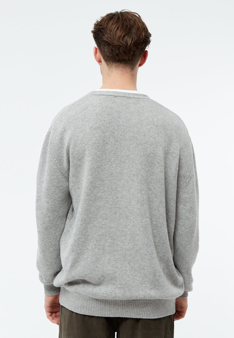 Givn Berlin Cardigan GBJUNIS aus recyceltem Wollgemisch Cardigan Mid Grey