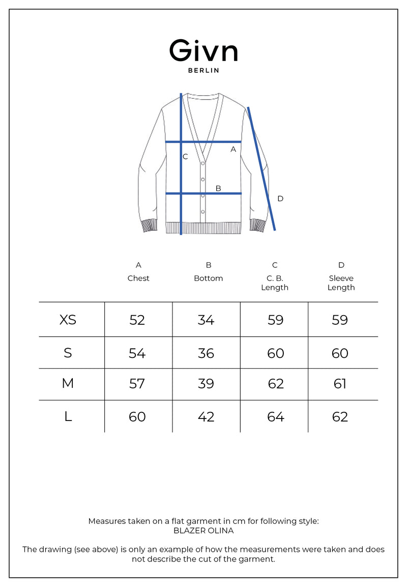 Givn Berlin Cardigan GBOLINA relaxed Fit aus Bio-Baumwolle Cardigan Strawberry