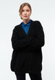 Givn Berlin Cardigan GBRAYA im loose Fit aus recyceltem Wollgemisch Cardigan Black
