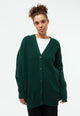 Givn Berlin Cardigan GBRAYA im loose Fit aus recyceltem Wollgemisch Cardigan Bottle Green