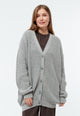 Givn Berlin Cardigan GBRAYA im loose Fit aus recyceltem Wollgemisch Cardigan Mid Grey