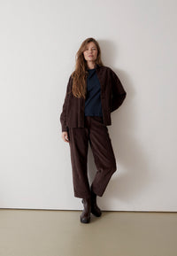 Givn Berlin Cordhose GBCORALIE in eleganter Passform aus Bio-Baumwolle Trousers Coffee Brown (Cord)
