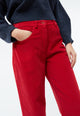 Givn Berlin Cordhose GBCORALIE in eleganter Passform aus Bio-Baumwolle Trousers Crimson (Cord)