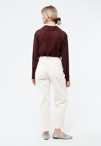 Givn Berlin Cordhose GBCORALIE in eleganter Passform aus Bio-Baumwolle Trousers Snow White (Cord)