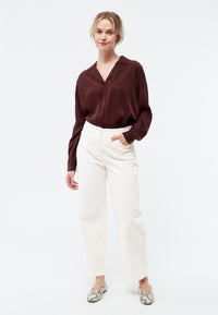 Givn Berlin Cordhose GBCORALIE in eleganter Passform aus Bio-Baumwolle Trousers Snow White (Cord)