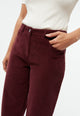 Givn Berlin Cordhose GBCORALIE in eleganter Passform aus Bio-Baumwolle Trousers Wine Red (Cord)