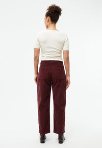 Givn Berlin Cordhose GBCORALIE in eleganter Passform aus Bio-Baumwolle Trousers Wine Red (Cord)