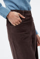 Givn Berlin Cordhose GBELENA in weiter Passform aus Bio-Baumwolle Trousers Coffee Brown (Cord)