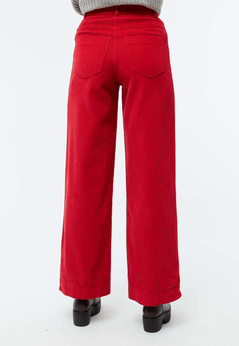 Givn Berlin Cordhose GBELENA in weiter Passform aus Bio-Baumwolle Trousers Crimson (Cord)