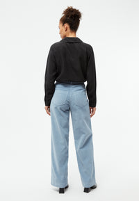 Givn Berlin Cordhose GBELENA in weiter Passform aus Bio-Baumwolle Trousers Frosty Blue (Cord)