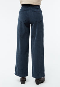 Givn Berlin Cordhose GBELENA in weiter Passform aus Bio-Baumwolle Trousers Midnight Blue (Cord)