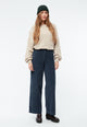Givn Berlin Cordhose GBELENA in weiter Passform aus Bio-Baumwolle Trousers Midnight Blue (Cord)