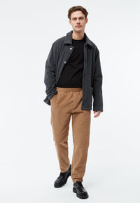 Givn Berlin Cordhose GBERIC aus Bio-Baumwolle mit elastischem Bund Trousers Dark Camel (Cord)