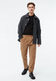 Givn Berlin Cordhose GBERIC aus Bio-Baumwolle mit elastischem Bund Trousers Dark Camel (Cord)