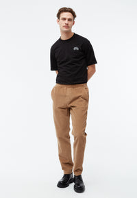 Givn Berlin Cordhose GBERIC aus Bio-Baumwolle mit elastischem Bund Trousers Dark Camel (Cord)