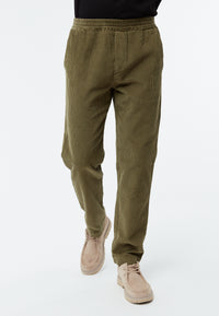 Givn Berlin Cordhose GBERIC aus Bio-Baumwolle mit elastischem Bund Trousers Khaki (Cord)