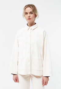 Givn Berlin Cordjacke GBCHARLIE aus Bio-Baumwolle Jacket Snow White (Cord)