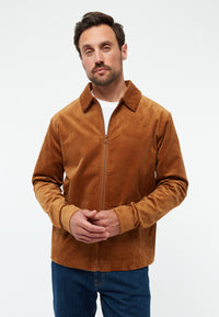 Givn Berlin Cordjacke NOAH aus Bio-Baumwolle Jacket Caramel Brown (Cord)