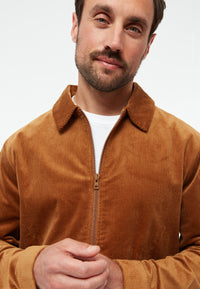 Givn Berlin Cordjacke NOAH aus Bio-Baumwolle Jacket Caramel Brown (Cord)