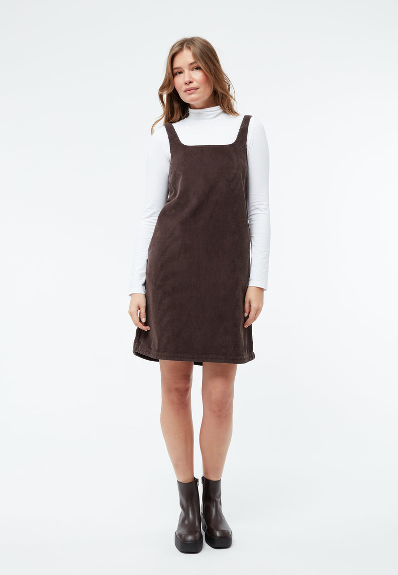 Givn Berlin Cordkleid GBWENDY aus Bio-Baumwolle Dress Coffee Brown (Cord)