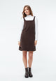 Givn Berlin Cordkleid GBWENDY aus Bio-Baumwolle Dress Coffee Brown (Cord)