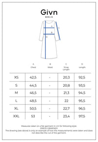 Givn Berlin Cordkleid GBWENDY aus Bio-Baumwolle Dress Frosty Blue (Cord)