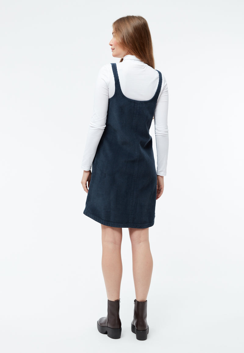 Givn Berlin Cordkleid GBWENDY aus Bio-Baumwolle Dress Midnight Blue (Cord)