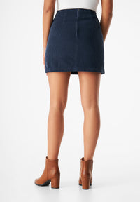 Givn Berlin Cordrock GEORGIA aus Bio-Baumwolle Skirt Midnight Blue (Cord)