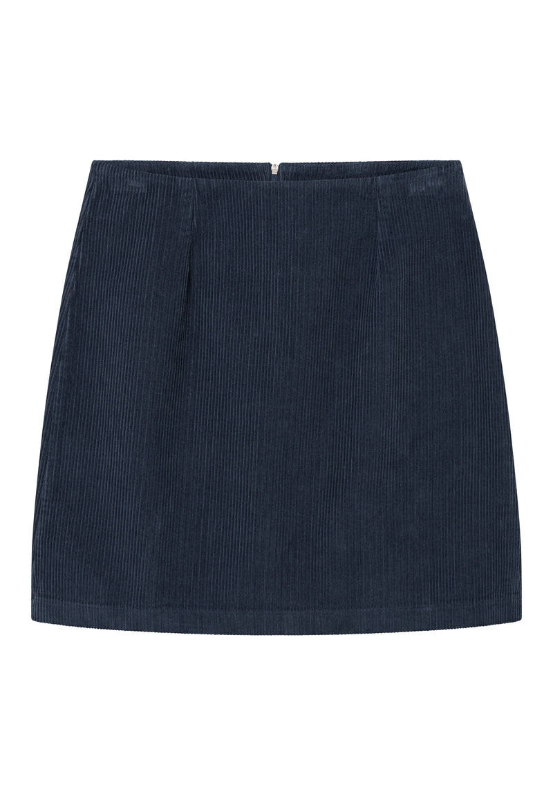 Givn Berlin Cordrock GEORGIA aus Bio-Baumwolle Skirt Midnight Blue (Cord)